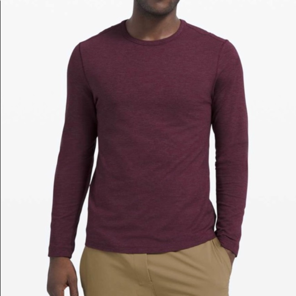 Lululemon 5 Year Basic Long Sleeve in Heathered Cassis